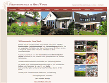 Tablet Screenshot of haus-wendt.de